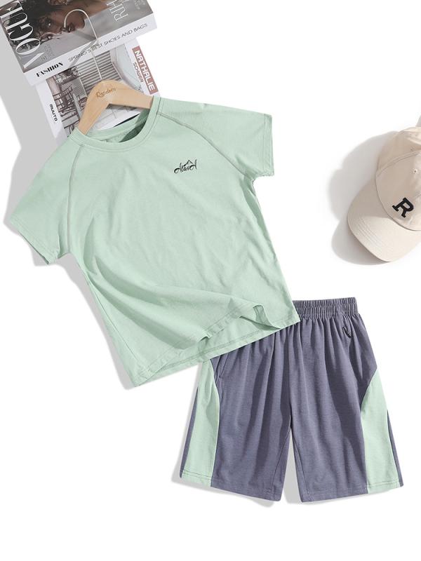 子供服 セットアップ 男の子 女の子 キッズ ジュニア スポーツウェア 半袖 Tシャツ ハーフパンツ 上下セット 吸汗速乾 部屋着 運動会 夏服 白 ピンク 青