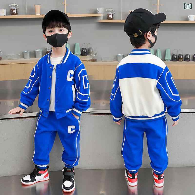 セットアップ キッズ 男の子 長袖 野球ジャケット ロングパンツ 2点セット 子供服 ...