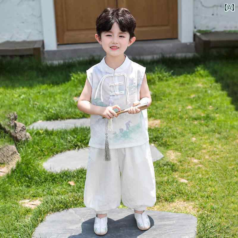 ・カテゴリ: 子供用旗袍・唐装・民族衣装・スタイル: 中国風・セット内容: セットアップ・柄: 動物・裏地: なし・生地加工: 柔軟処理・対象性別: 男女兼用・主な素材: ナイロン95%・生地の厚さ: 薄手・カラー: 画像色・対応身長: 90cm、100cm、110cm、120cm、130cm、140cm、150cm・対象年齢: 3～8歳（身長100～140cm）