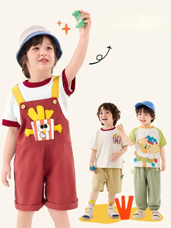 ・カテゴリ: 子供用セットアップ・対象性別: 女の子・スタイル: 韓国風・セット内容: ジャケット、パンツ、スカート、Tシャツ、サロペット（組み合わせによる2点セット）・袖丈: 長袖・パンツ丈: 長ズボン・厚さ: 普通・主な素材: 綿100%・安全基準: A類・カラー展開: グリーン、ホワイト、ピンク、イエロー、ブルー、レッド、アプリコット・サイズ展開: 80cm、90cm、100cm、110cm、120cm、130cm