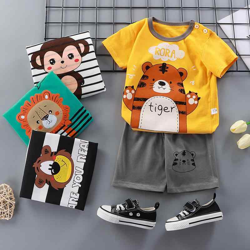 子供服 セットアップ 男の子 女の子 半袖 Tシャツ ショートパンツ 上下セット 綿100…