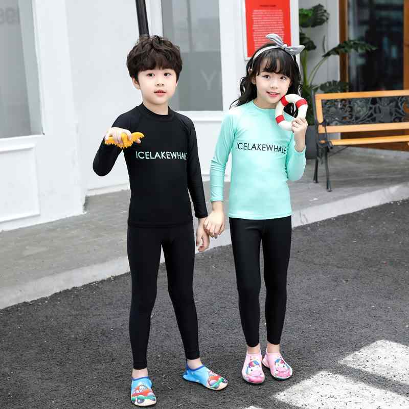 キッズ 水着 男の子 女の子 長袖 セパレート 3点セット 紫外線対策 UVカット 接触冷感 ラッシュガード スイムウェア ラッシュパーカー プール 海 ビーチ 水遊び オールシーズン かわいい