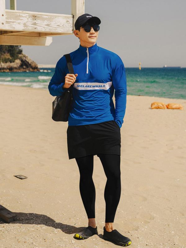 フィットネス水着 メンズ レディース 長袖 体型カバー 5点セット 3点セット セパレート ラッシュガード 接触冷感 速乾 ナイロン 迷彩 無地 オールシーズン プール 海 ビーチ 浮潜 シュノーケリング マリンスポーツ 20代 30代