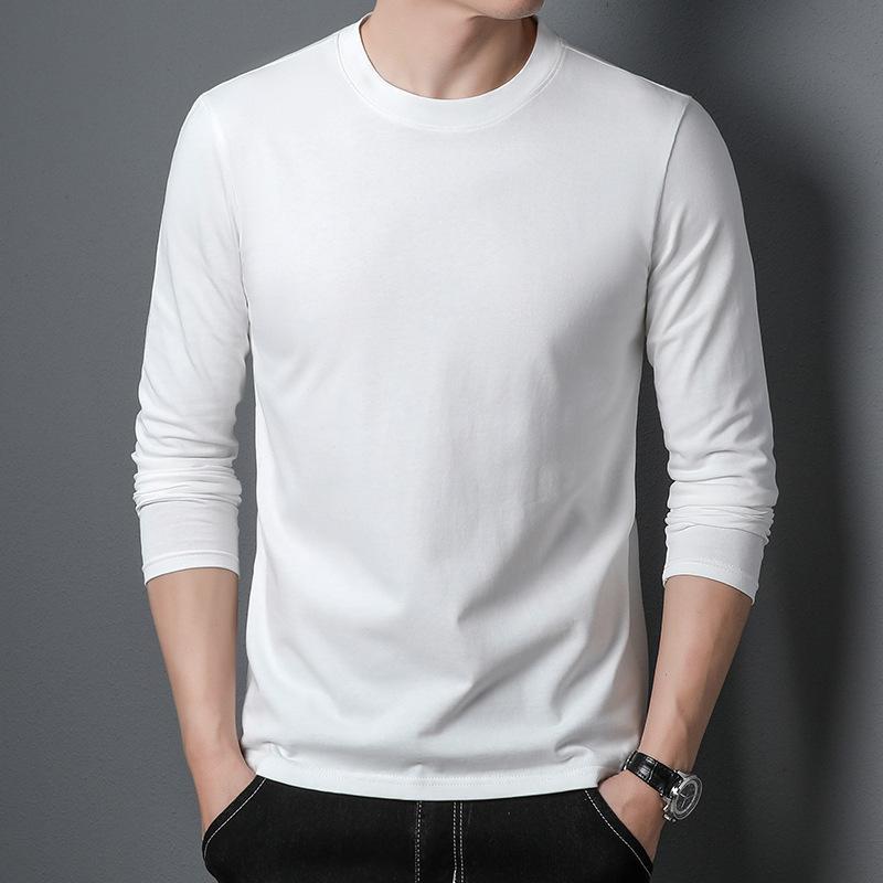 ・カテゴリ: Tシャツ・スタイル: ベーシック、カジュアル・主な素材: 綿100%・柄: 無地・シルエット: ストレート・対象: メンズ・ネックライン: クルーネック・袖丈: 長袖・生地の厚さ: 普通・ディテール: ステッチ・加工: 形態安定・カラー展開: ホワイト、ブラック、アーミーグリーン、ダークグレー・サイズ展開: M、L、XL、2XL、3XL、4XL・袖の種類: レギュラー・重量: 180g(含)-250g(不含)