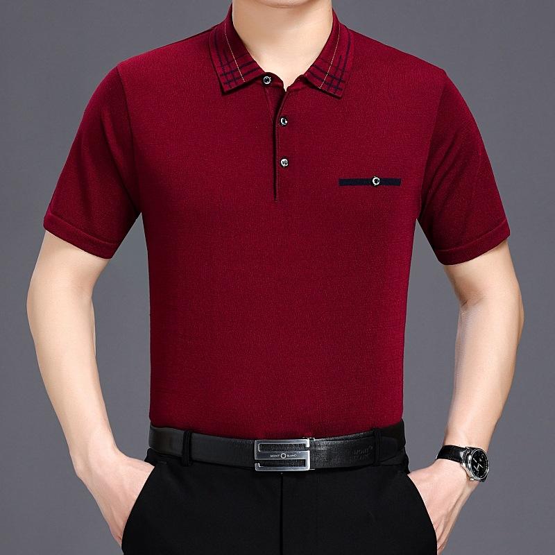 ポロシャツ メンズ 半袖 Tシャツ 襟付き カットソー 竹繊維 薄手 抗菌 ゆったり カジュアル ビジネス ゴルフ 紳士 涼しい 接触冷感 無地 夏 青 ワインレッド 緑 トップス インナー レイヤード シニア 父の日 プレゼント 40代 remake-buddy-10926770 リメイクバディー パッケージ画像