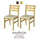 ダイニングチェア 2脚セット 椅子 イス チェアー クッション座面 背もたれ 北欧 モダン おしゃれ かわいい コンパクト スリム 傷防止 収納 シンプル ナチュラル レトロ ミッドセンチュリー カフェ アンドリア2脚セット ドリス