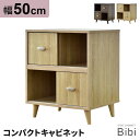 収納 チェスト 幅50 スリム キャビネット 薄型 木製 スライド扉 棚 収納ボックス カラーボックス 収納 ラック 木製 リビング 本棚 フリーラック 多目的...