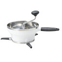 フードミル キッチン用品 調理器具 下ごしらえ ミンチ 離乳食 手動 ステンレス製 キッチン キッチンツール スープ作り おしゃれ 調理用品 粗さ調節ディスク付...
