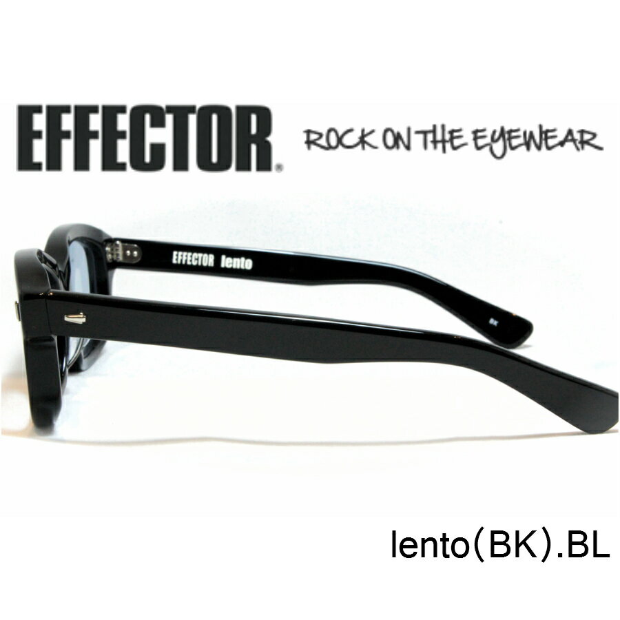 EFFECTOR エフェクター 眼鏡 サングラス lento レント　BK ブラック ブルー