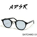 A.D.S.R. adsr サングラス SATCHMO サッチモ 01 (Shiny Black Silver/Blue Lens) ADSR エーディーエスアール