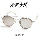 A.D.S.R. adsr サングラス LARS ラーシュ 03 ( Silver / Gray ) シルバー ADSR エーディーエスアール