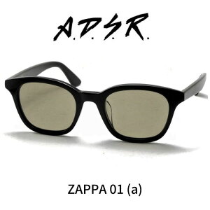 A.D.S.R. adsr サングラス　ZAPPA ザッパ Black/Green ADSR エーディーエスアール