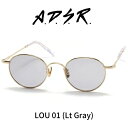 A.D.S.R. adsr サングラス LOU ルー 01 GOLD ゴールド グレー ADSR エーディーエスアール