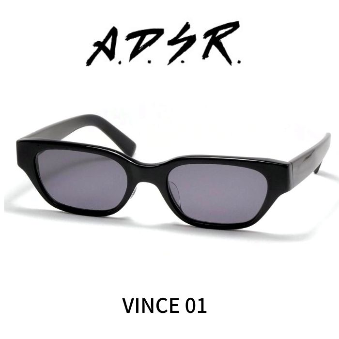 Rakuten - A.D.S.R. adsr サングラス VINCE ヴィンス 01 Shiny Black/ Black ADSR エーディーエスアール