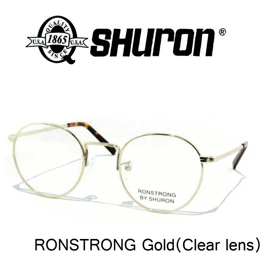  󥹥ȥ  ᥬ UVåȥդ SHURON RONSTRONG Gold Clear Lens