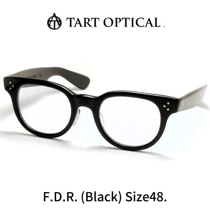 樂天商城 - 【正規品】TART OPTICAL F.D.R. タートオプティカル エフディアール size48 BK ブラック メガネ 眼鏡 サングラス