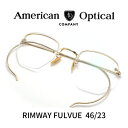 アメリカンオプティカル ヴィンテージ メガネ 眼鏡 ハーフリム AMERICAN OPTICAL RIMUWAY FULVUE 1930’s~40's(AO-077)(4)