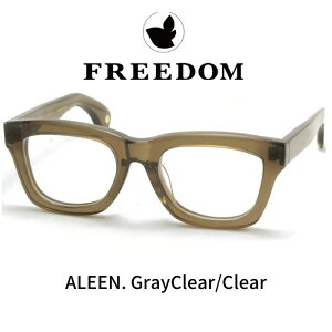 FREEDOM SPECTACLES フリーダムスペクタクルス ALLEN アレン　メガネ　眼鏡　サングラス　グレイ