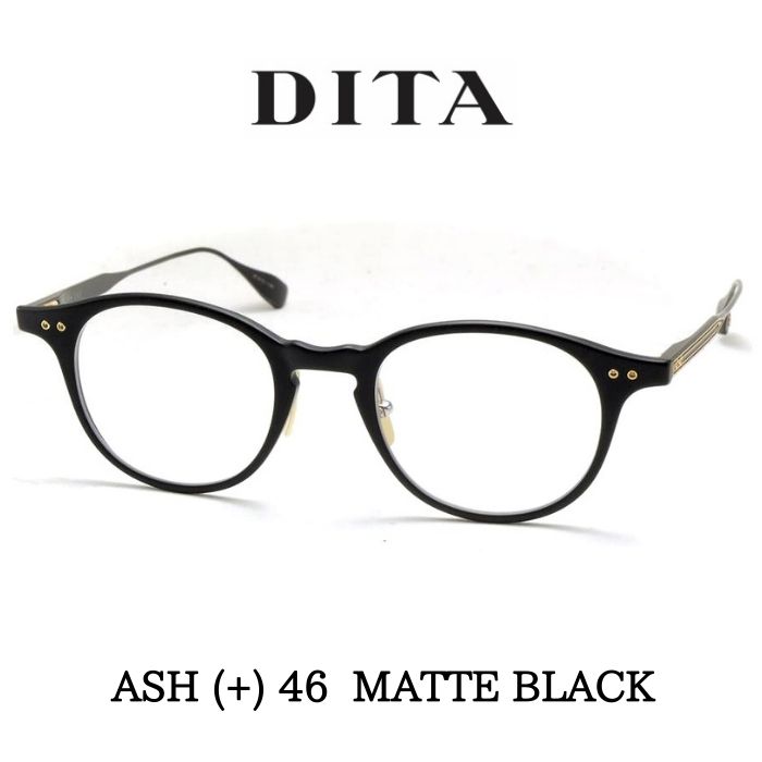 DITA ǥ ᥬ  ASH (+) å 46 DTX148-A-01 Matte Black-Black Iron