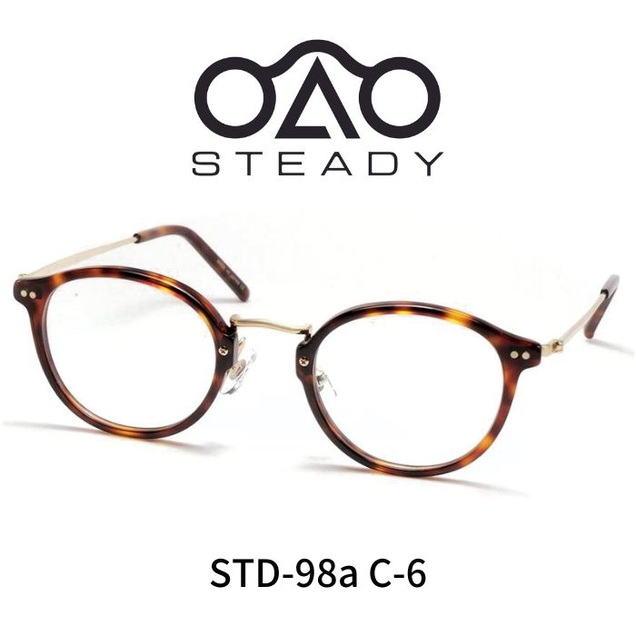FENDI - STEADY ステディ メガネ 眼鏡 STD-98a C6 ブラウンデミ ゴールド