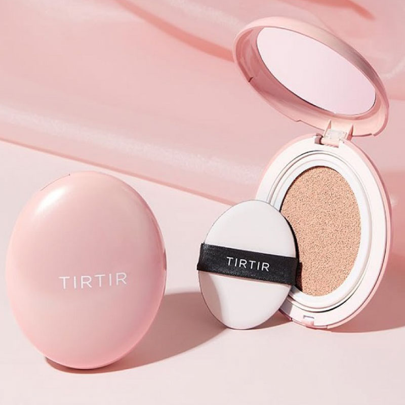 【TIRTIR マスクフィット オールカバークッション】pink ティルティル ファンデーション 密着 オールカバー 持続 全2色 SPF50+ PA+++ 韓国コスメのサムネイル