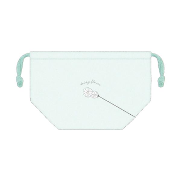 Rakuten - 在庫処分 ランチ巾着 204747/デイジーフラワー K 2022年3月 女の子 かわいい [re]