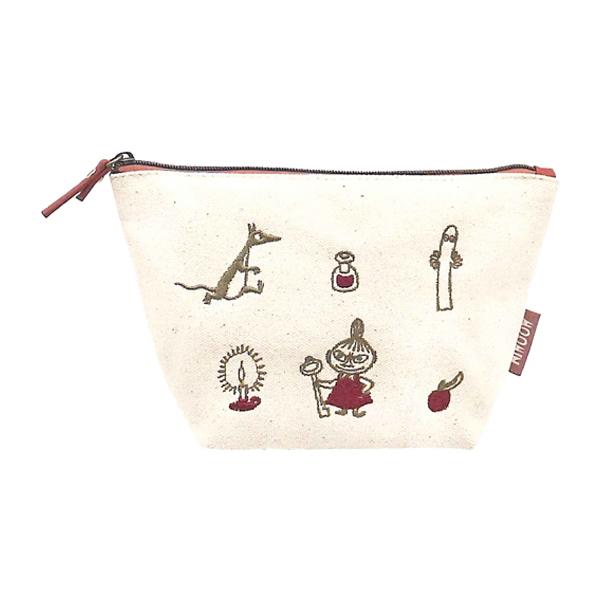 Rakuten - 在庫処分 MOOMIN ムーミン リトルミイ 雑貨コレクション キャンバス 舟形ポーチ 206534 K 2022年4月 かわいい 小物入れ ポーチ[re]