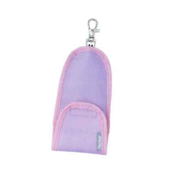 Rakuten - 防犯対策 鍵カバー レイメイ藤井 リール付 通学用 キーケース GLK1063V バイオレット 2022年11月 ランドセル シンプル 無地　2025年継続 [re]