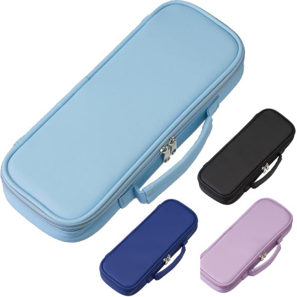 レイメイ藤井 トップライナー ペンケース（合皮） 筆箱 FSB169B/ブラック FSB169K/ネイビー FSB169V/バイオレット FSB169H/ライトブルー [re]