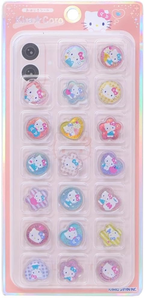 Rakuten - シール KIRACORO キラコロ おはじきシール サンリオ ハローキティ 306809 カミオジャパン 2026年3月 女の子 かわいい クリア 立体 正規品 ホログラム [re]