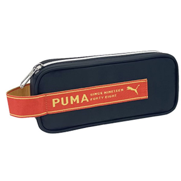 PUMA プーマ スクエアフック ペンケース 筆箱 PM408BK ブラック クツワ 2023年7月 男の子 かっこいい [..