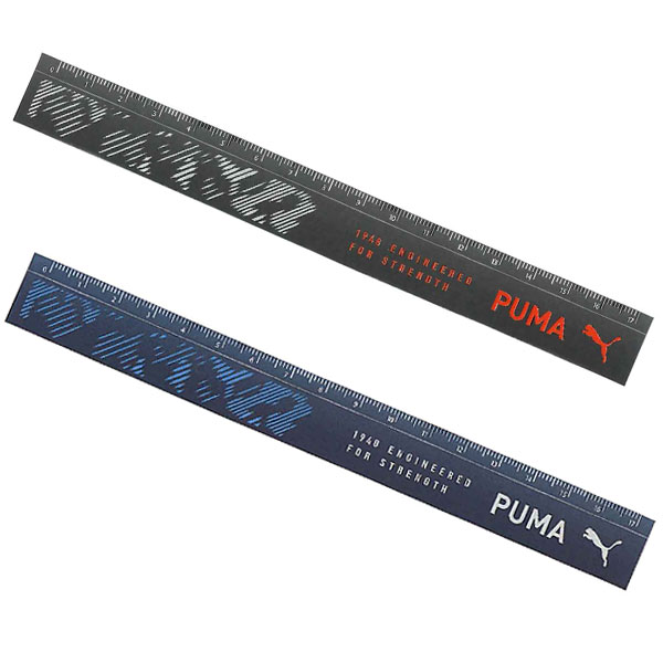 PUMA プーマ 17cm定規 PM440BK/ブラック PM440NB/ネイビー クツワ 2024年10月 新入学文具 定規 プレゼントシンプル かっこいい ...