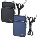 PUMA プーマ スマホポーチ 財布 PM489BK/ブラック PM489NB/ネイビー クツワ 2024年1月 男の子 かっこいい 移動ポケット ウォレット ...