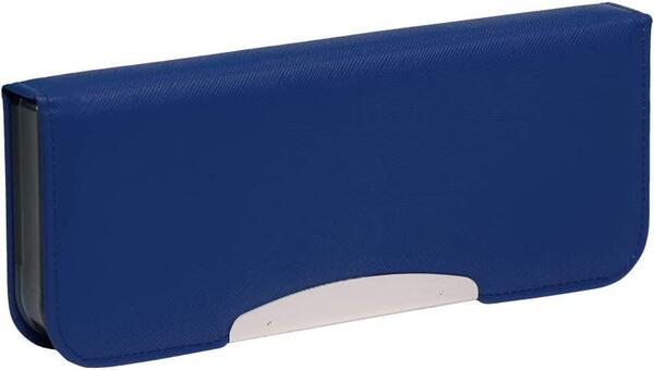 樂天商城 - ソニック こだわり両面筆入 筆箱 ペンケース 2ドア アルロック スリム FD-8502-B ブルー [re]