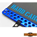 【ハードカーゴ マッドフラップ】色ブルーアルマイト×ブルーロゴ 現行全車種適合 軽トラック用 マッドガード 泥除け リア左右セット カスタム パーツ HARD ...