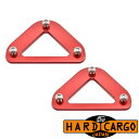 【ハードカーゴ ロープホール 色レッド】アオリサイド ロープフック 軽トラック用 カスタム パーツ HARD CARGO HC-482 BOSS