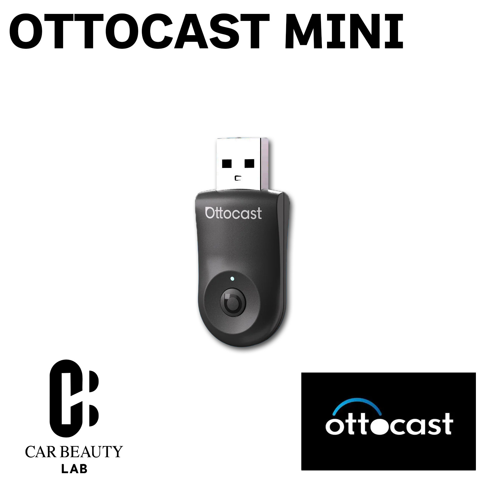ポイント最大47倍 【正規品】2025最新型OTTOCAST MINI オットキャスト ミニ CarPlay Android Auto ワイヤレスUSBカーアダプター 無線化接続 純正有線CarPlay/Android Auto搭載車適合 挿すだけで使える 接続簡単切り替えで有線接続が不要になる CA505T
