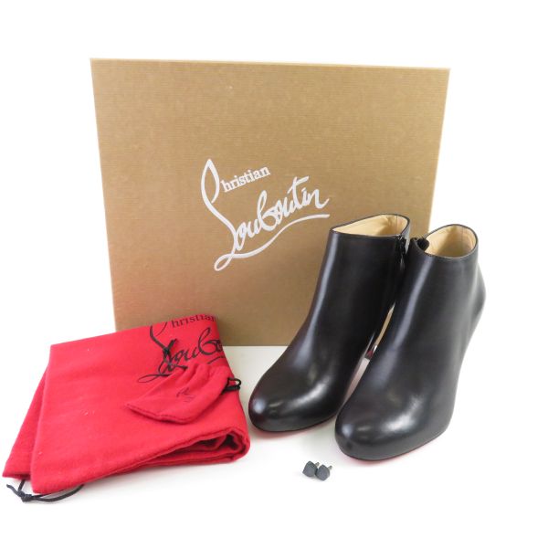 美品 Christian Louboutin ルブタン BELLE 3140504 ブーティ― 1点 ブラック 35.5 レディース AY4020W1 【中古】