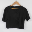 美品 Rene basic ルネ 5822150 カーディガン 1点 ブラック 36 アセテート他 レディース AY3227A60 【中古】