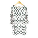 美品 marimekko マリメッコ ワンピース ピンク XS 綿100% ひざ上丈 5分袖 レディース AN230A25 【中古】