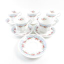 パラゴン BRIDESMAID ブライズメイド ティーカップ&ソーサー 6点 セット SY4336G 【中古】