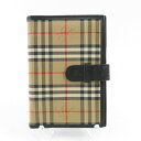 BURBERRY バーバリー ノバチェック 手帳カバー 1点 ベージュ AY3639C 【中古】