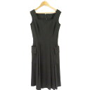 美品 FOXEY NEW YORK フォクシー 24391 ワンピース 1点 38(S) ポリエステル 他 ノースリーブ ドレス レディース AM4935A8 ...