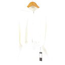美品 FOXEY NEW YORK フォクシー 40620 ドルマン パーカー 1点 38 S ポリエステル ポリウレタン 長袖 フロントファスナー レディース...