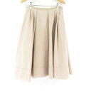 美品 FOXEY NEW YORK フォクシー Butter cup 41013 スカート 1点 38 S トリアセテート ポリエステル ひざ丈 フレア アーモ...