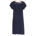 美品 DVF STUDIO ダイアンフォンファステンバーグ ワンピース 0 レーヨン他 総レース タイト レディース AO1428A63 【中古】