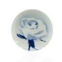 美品 ROYAL COPENHAGEN ロイヤルコペンハーゲン メッテ ハネマン 中皿 1枚 20cmプレート 飾皿 バラ フラワー ブルー SM1490B3 ...