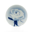 美品 ROYAL COPENHAGEN ロイヤルコペンハーゲン メッテ ハネマン 中皿 1枚 20cmプレート 飾皿 バラ フラワー ブルー SM1492B3 ...