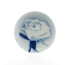 美品 ROYAL COPENHAGEN ロイヤルコペンハーゲン メッテ ハネマン 中皿 1枚 20cmプレート 飾皿 バラ フラワー ブルー SM1494B3 ...