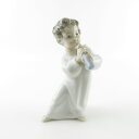 美品 LLADRO リヤドロ 4540 「可愛いフルート」 フィギュリン 人形 オブジェ インテリア SY7625D 【中古】